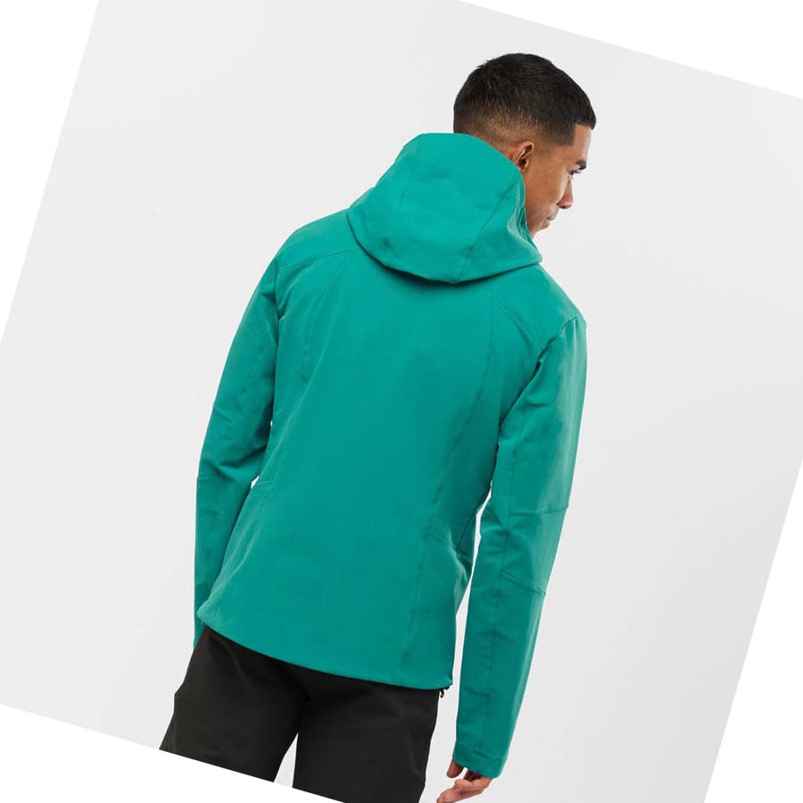 Chaquetas Salomon OUTPEAK SOFTSHELL Hombre Verdes | MX 3255AHK